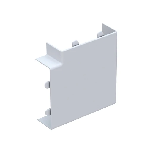 GGK vlakhaakstuk leidingkanaal 30x10mm 90° RAL 9010 14578G