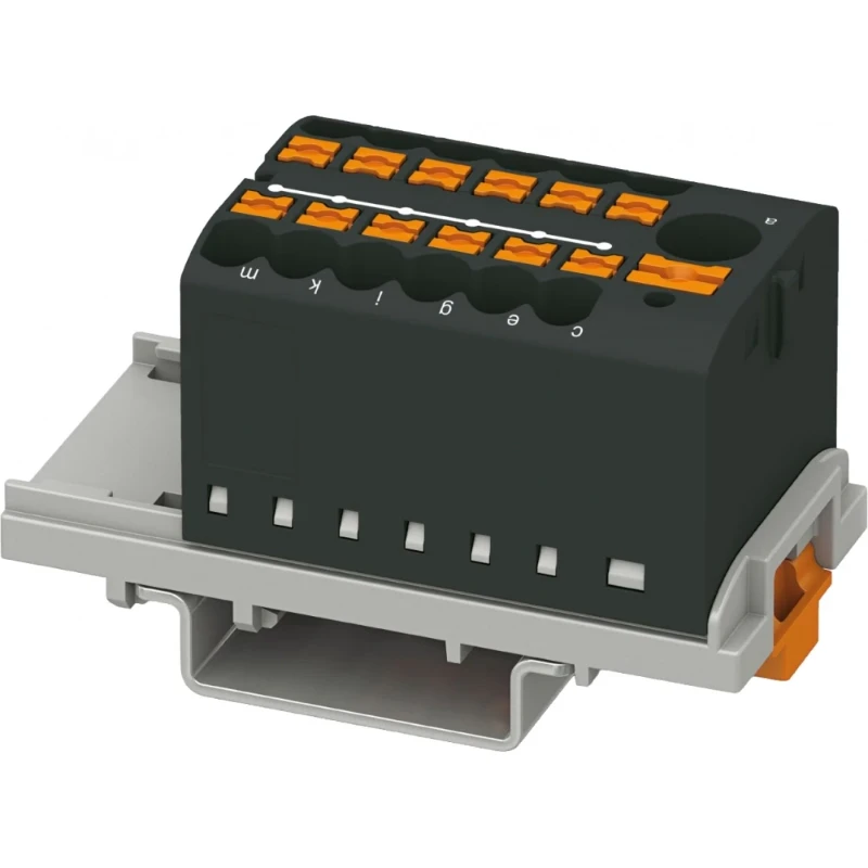 Phoenix Contact PTFIX Verbindingsrijgklem 0,14-4mm² eendr. 0,14-2,5mm² meerdr. Zwart