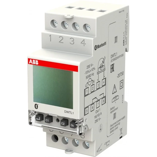 ABB System Pro M Compact schemer schakelaar digitaal DIN-rail 1 kanaal 2CSM222491R1000
