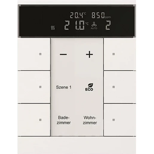 ABB Busch-Jaeger I-bus KNX HVAC CO2 sensor Climaeco 6F CE wit inbouw 2CKA006330A0057