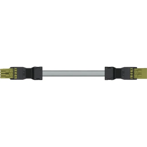 Wago SERIE 891 Patchkabel gebouwinstallatie 4p Contrastekker (female) Stekker 4000mm