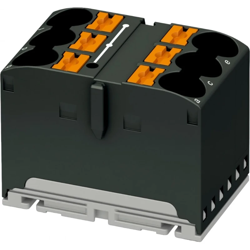 Phoenix Contact PTFIX 6X10/S BK verdeelblok