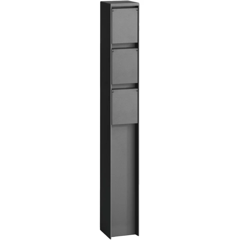 Bega Aansluitzuil 75x75x900mm antraciet 71157