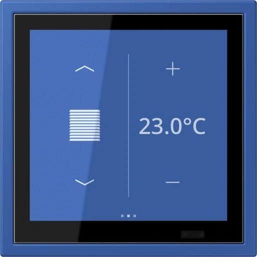 Jung LS range KNX Touch ruimtecontroller KNX blauw LCZ459BFD1S253