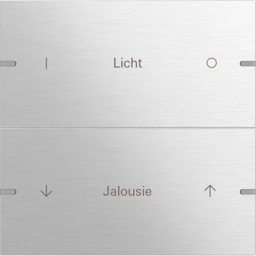 Gira Wippenset 2-v indiv. tastsens.4 TS4 aluminium