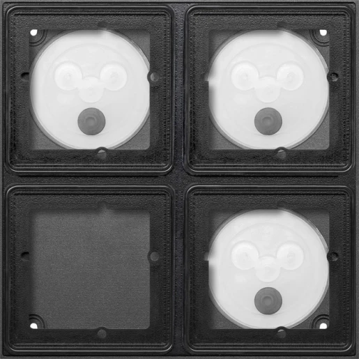 Gira Beh. 2x 2-v verzonken System 106