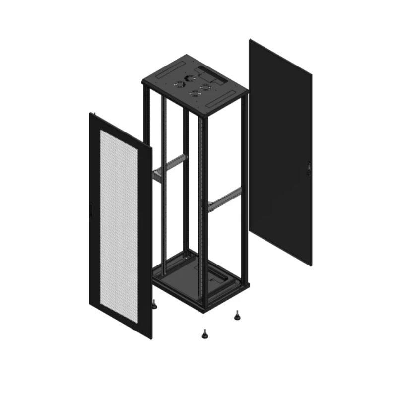 Gigamedia Vloer patchkast AV enkel PER AR enkel TOL EX 19" 47HE 800x600mm Zwart GGM 704786PPSPTSEX
