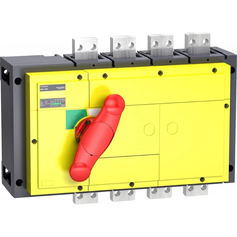 Schneider Electric COMPACT INS800 4P RODE HENDEL GELE PL