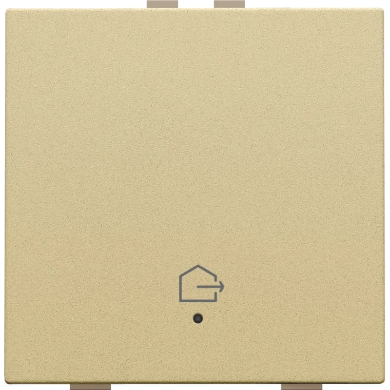 Niko Enkelvoudige drukknop met led en comfortsensoren voor Home Contr.