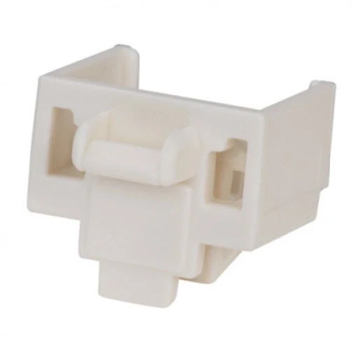 Panduit Block-Out Devices centraalplaat met bovendeel behuizing Jack plug Basiselement met bovendeel behuizing 1 connector Zonder label wit PSL-DCJB-IW