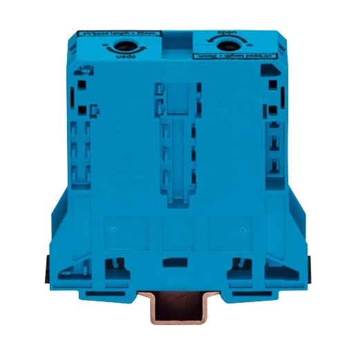 Wago Serie 285 Verbindingsrijgklem 25-95mm² eendr. 25-95mm² meerdr. Blauw