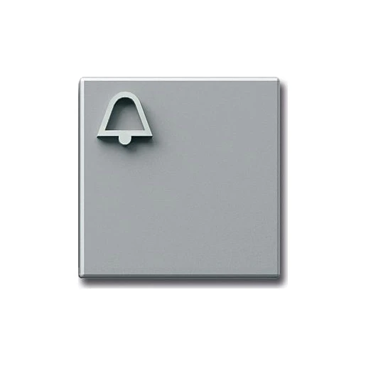 Siedle Beltoets + belsymbool systeemonafhankelijk zilver 200029808-00