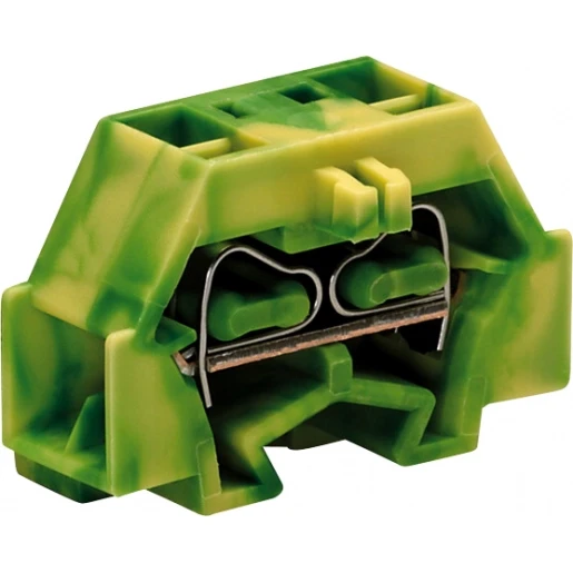 Wago 4-dr klem 1,5mm2 flens/groen-geel