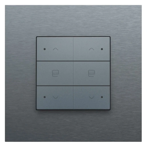 Niko Home Control Bediening motorsturing 6-voudig grijs inbouw IP20 220-52036