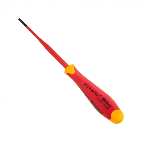 Bizline I-SLIM Platte schroevendraaier 3x100mm Geïsoleerd 1000 V BIZ 790070