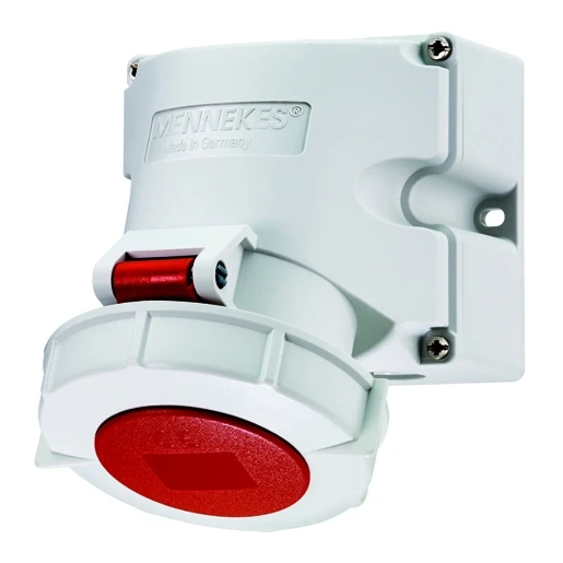 Mennekes Wandcontactdoos 16A 4p 6h 400V IP67