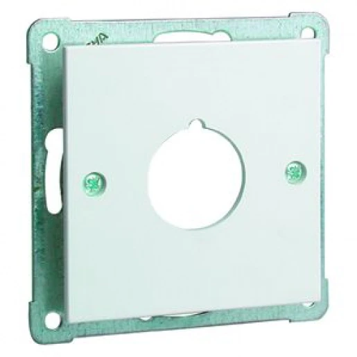 Peha Nova Centraalplaat + gat 22,5mm Basiselement met centrale afdekplaat 1 connector Zonder label wit 00027811