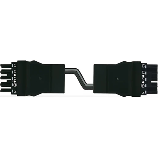 Wago Serie 771 Patchkabel gebouwinstallatie 5p Contrastekker (female) Stekker 2000mm