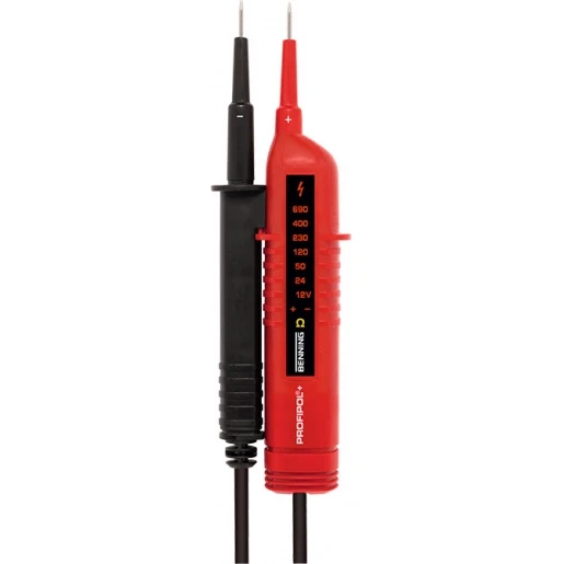 Benning Duspol Spanningstester Profipol 2-polig 12 - 690V CAT III 2-polig 44020023