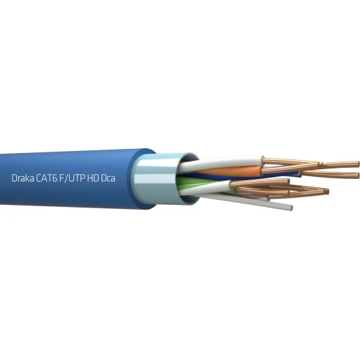 Draka UC400 Cat.6 F/UTP HD LSHF Dca Blauw 4x2x24 AWG