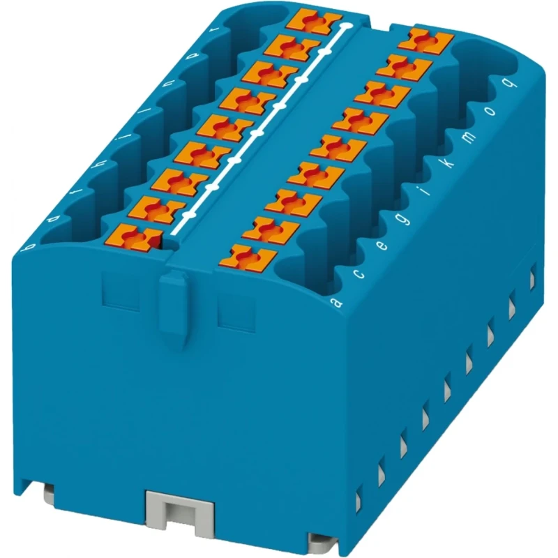 Phoenix Contact PTFIX Verbindingsrijgklem 0,14-4mm² eendr. 0,14-2,5mm² meerdr. Blauw