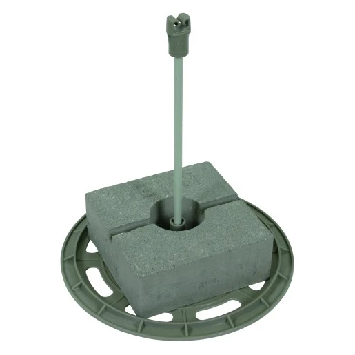 Dehn Dehniso-dlh-set-w.base plate concrete block and spacer bar s=25cm