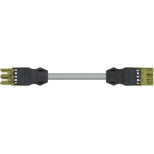 Wago SERIE 771 Patchkabel gebouwinstallatie 3p Contrastekker (female) Stekker 5000mm