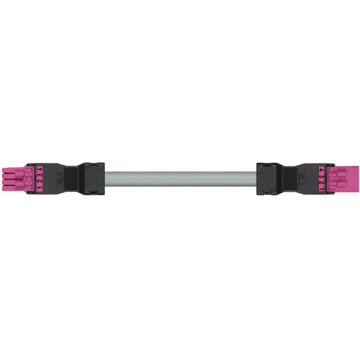 Wago SERIE 891 Patchkabel gebouwinstallatie 4p Contrastekker (female) Stekker 4000mm