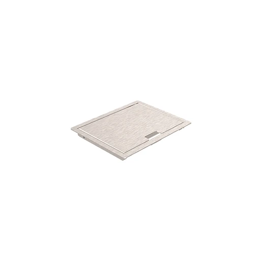 HPL dekselset 2-voudig RVS 136x167mm 581.0020D