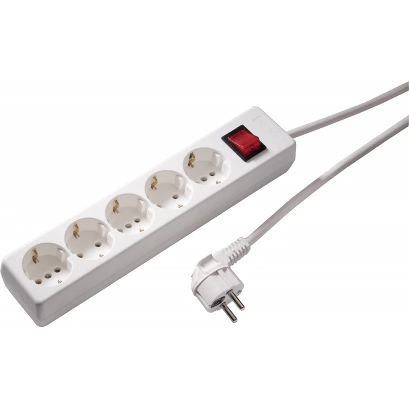 Martin Kaiser contactdooscombinatie 5RA 16A IP20 snoer 3m 1050ZL3-15W/KWS