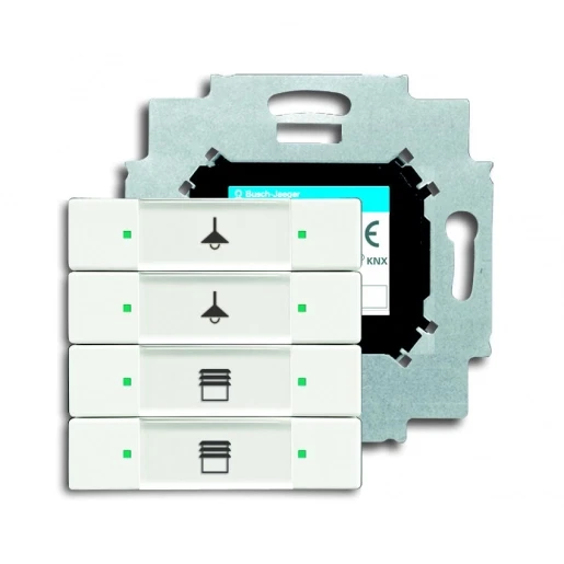ABB Busch-Jaeger KNX, Future Tastsensor KNX 8-voudig wit met tekstv IP20 RAL 9016 2CKA006117A0207