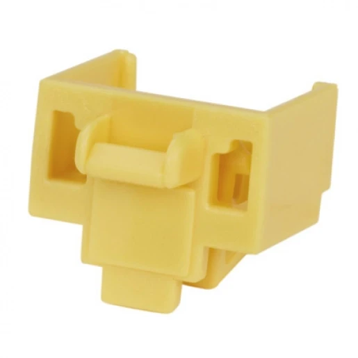 Panduit Block-Out Devices centraalplaat met bovendeel behuizing Jack plug Basiselement met bovendeel behuizing 1 connector Zonder label geel PSL-DCJB-YL