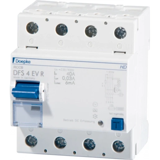 Doepke DFS4 Aardlekschakelaar 4p 40A 0.03A type A 09134817HD