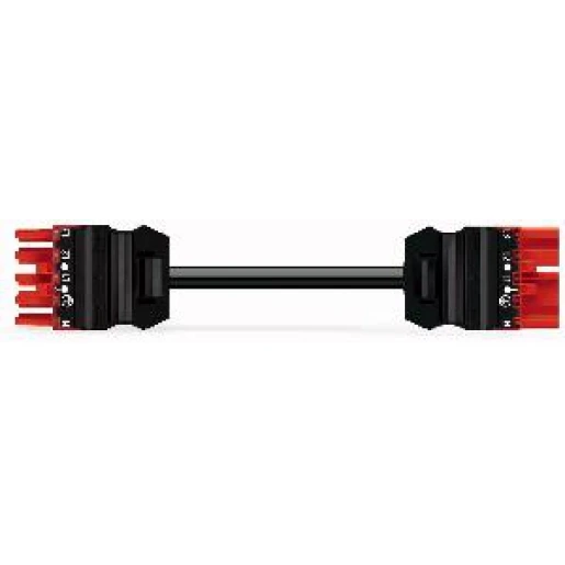 Wago Serie 771 Patchkabel gebouwinstallatie 5p Contrastekker (female) Stekker 2000mm