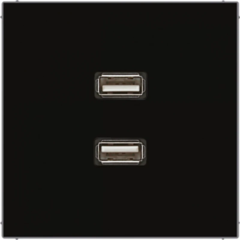 Jung LS range afdekking ls990 2x usb MALS1153SW
