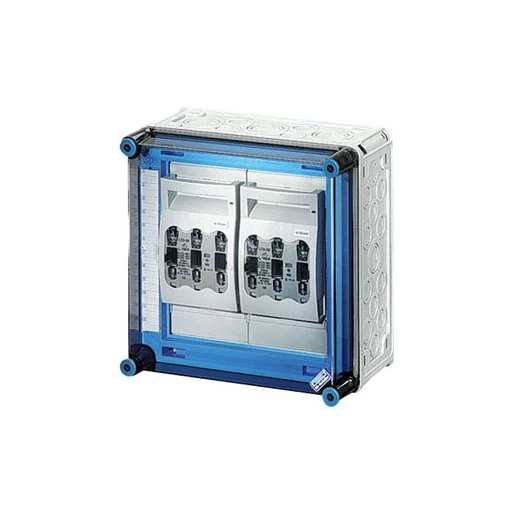 Hensel Mi Lastscheiderkast 2x160A NH00 3p op Rail 630A 5 polig BM2 300x300mm