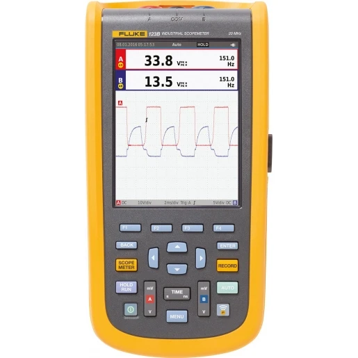 Fluke Scopemeter kleuren display en probes + SCC120B 2 kanalen Kleur/digitaal 20 4755890