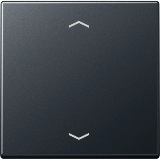 Jung A range Afdekking A500 stand voor 1730JE enkelvoudig Mat antraciet RAL 7016 A1700BFPANM