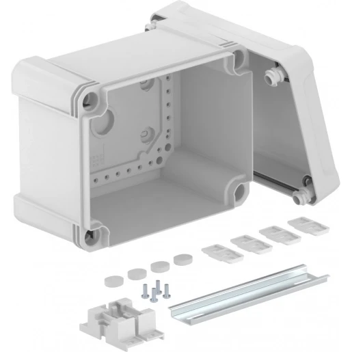 OBO Installatiekast leeg met rail 2069 PC 151x126mm IP67