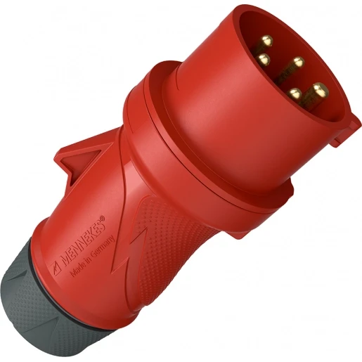 Mennekes CEE-stekker PTXS 32A5p6h 400V IP54