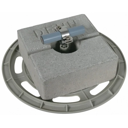 Dehn Roof conductor holder w.support plate a.concr.block f.hvi cond.20