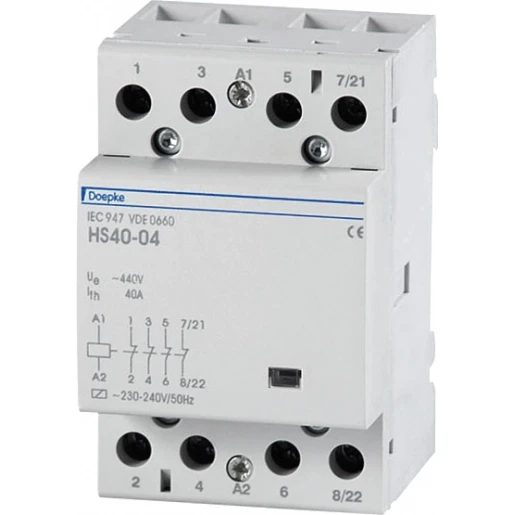 Doepke Magneetschakelaar 40A 4NO AC 230V 09980414