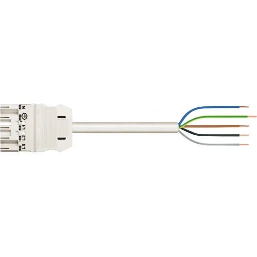 Wago SERIE 771 Patchkabel gebouwinstallatie 5p Stekker Vrij kabeluiteinde 4000mm
