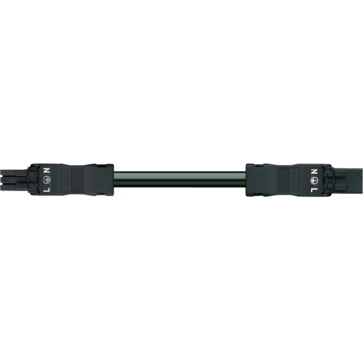 Wago SERIE 891 Patchkabel gebouwinstallatie 3p Contrastekker (female) Stekker 4000mm