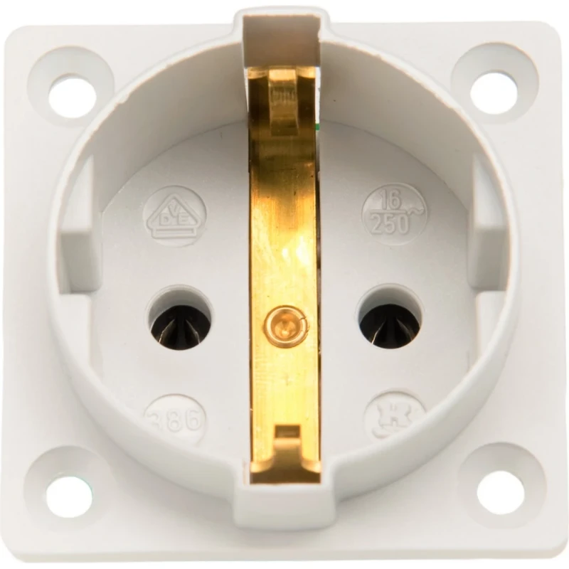 Martin Kaiser inbouw toestelcontactdoos ra 50 x 50 mm 250V 16A IP20 wit 386/1/KWS