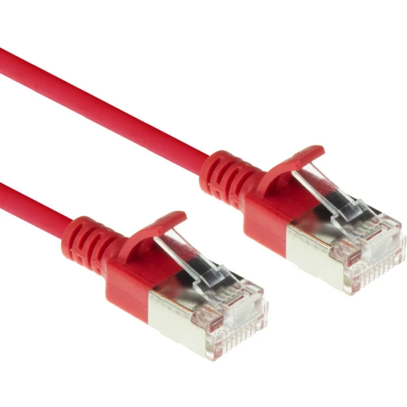 ACT Patchkabel LSZH U / FTP Cat6A (IEC) RJ45 8(8) 1.5M rood DC7551