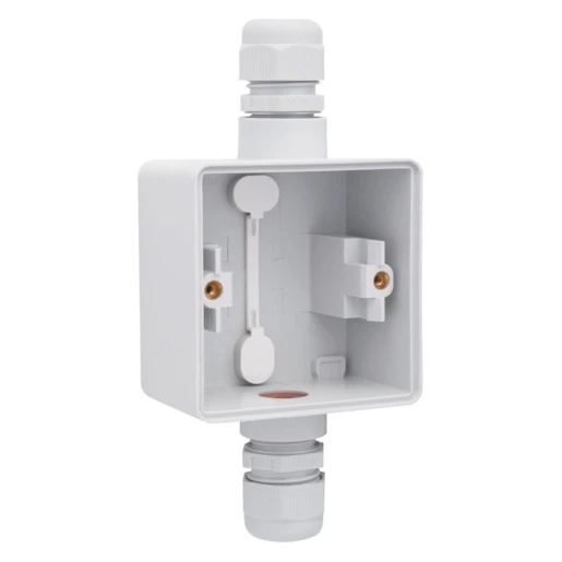 Niko New Hydro Opbouwdoos 2 ingangen 1-voudig grijs Horizontaal en verticaal 700-84161