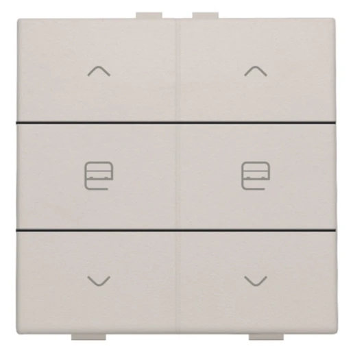Niko Home Control Bediening motorsturing 6-voudig grijs inbouw IP20 102-51036