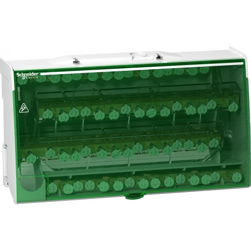 Schneider Electric VERDEELBLOK 4P 125A 4X15 AANSLUITINGEN