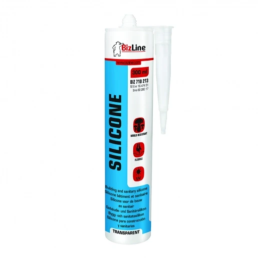Bizline Siliconenkit 300ml Kleurloos 710213